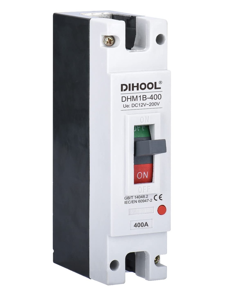 DIHOOL 400 Amp DC Circuit Breaker 400A Disconnect Switch Single Pole